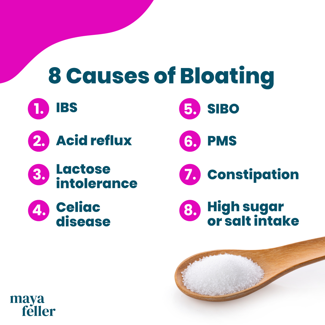 What causes bloating - Maya Feller Nutrition
