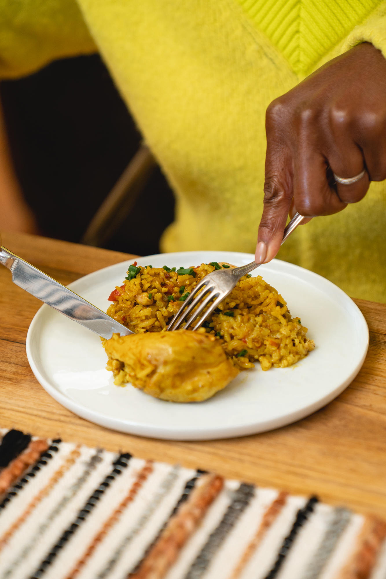 Turmeric chicken and rice recipe - Maya Feller Nutrition