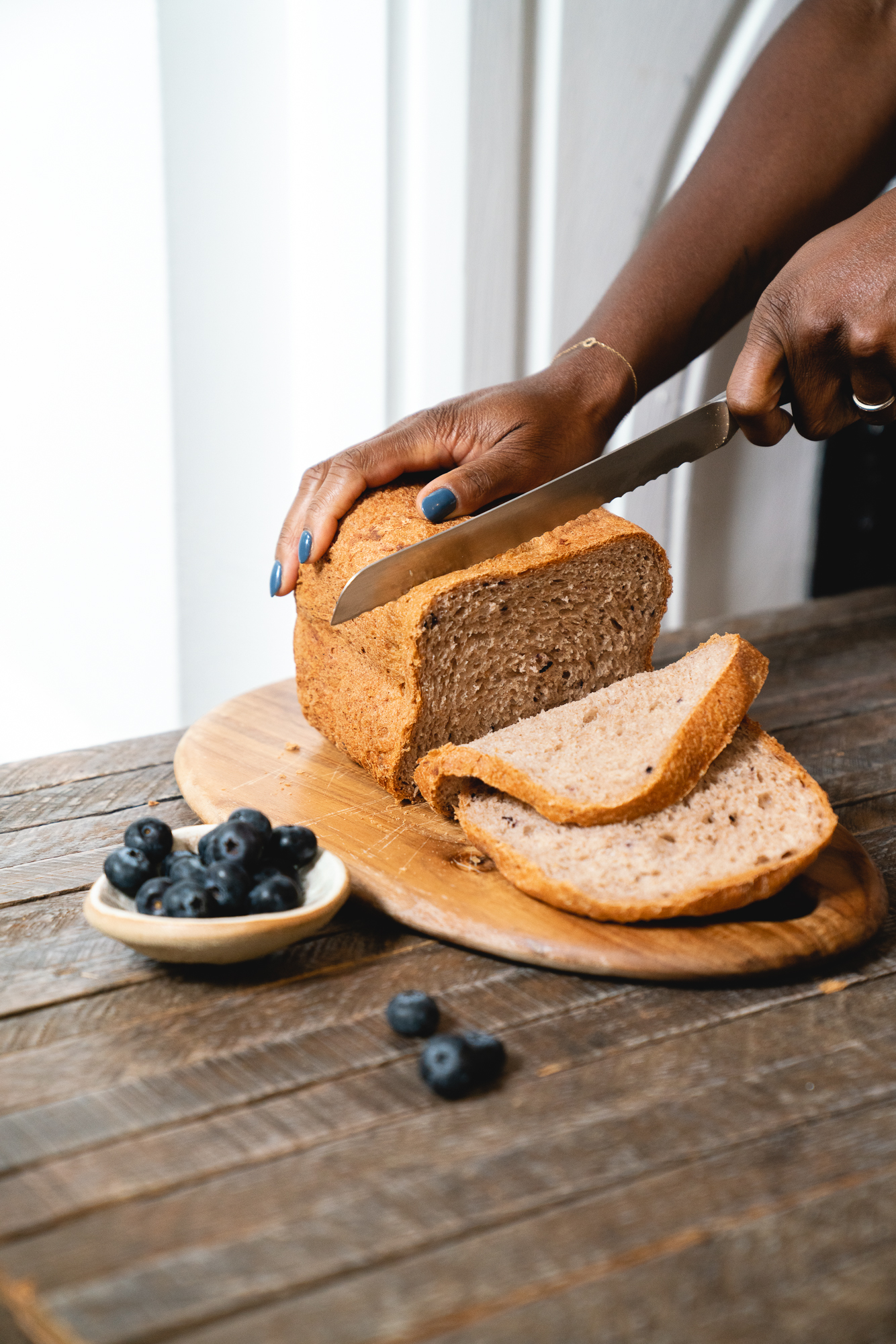 Blueberry zucchini bread - Maya Feller Nutrition
