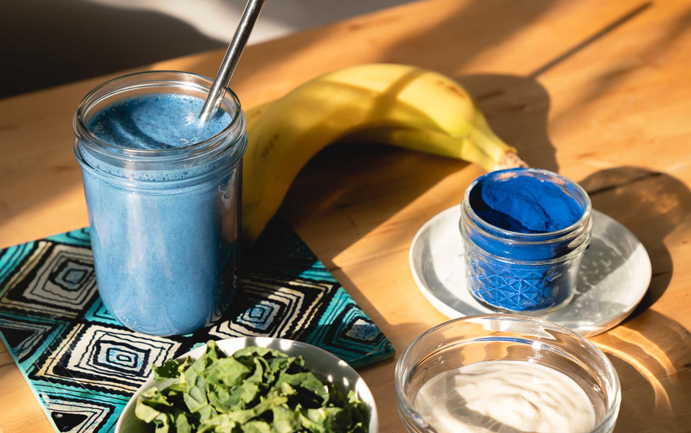 Kale and banana smoothie - Maya Feller Nutrition
