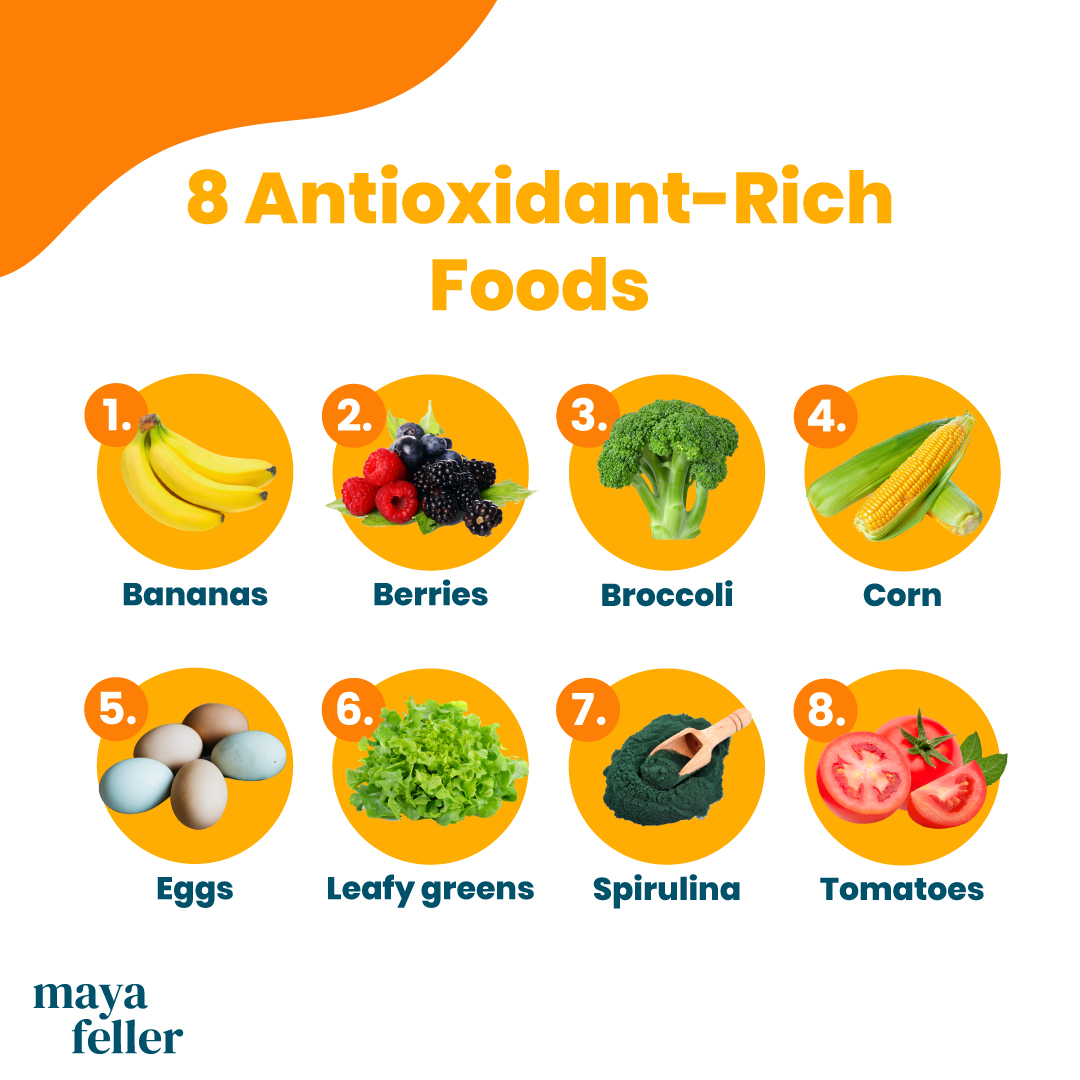 Benefits of antioxidant-rich diet