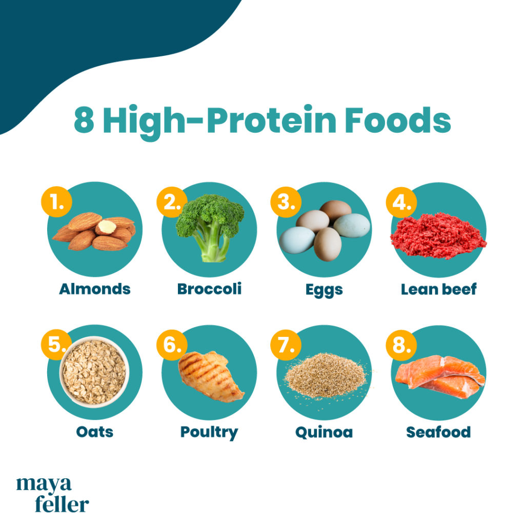 8 High Protein Foods: Benefits + Simple Meal Ideas | Maya Feller Nutrition