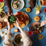 Enjoy the holidays without food guilt! Maya Feller, CDN, shares mindful eating strategies to help you stay healthy & balanced while indulging in yummy holiday dishes.